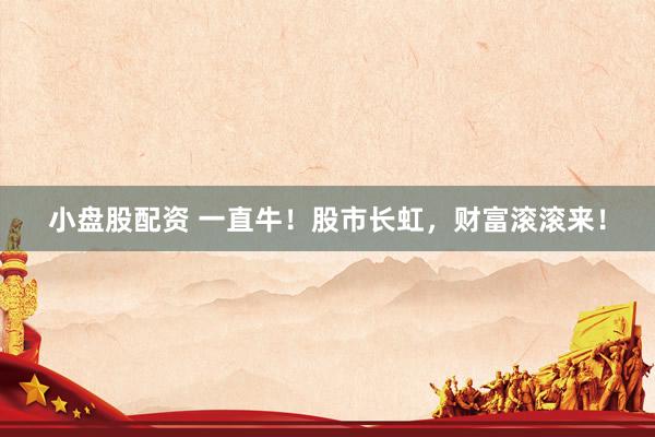 小盘股配资 一直牛！股市长虹，财富滚滚来！
