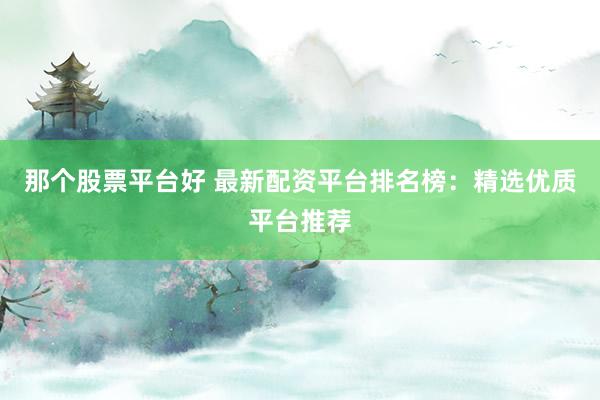 那个股票平台好 最新配资平台排名榜：精选优质平台推荐