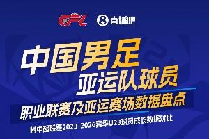 中足联携手：国足亚运队球员职业联赛及亚运赛场数据盘点