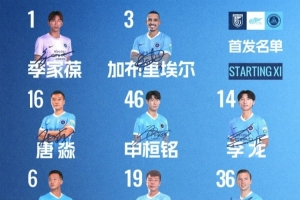 深圳新鹏城客战大连英博海发首发阵容出炉！